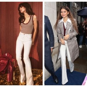 Tommy Hilfiger | Jeans | Zendaya X Tommy White 7s High Rise Flare Jeans |  Poshmark